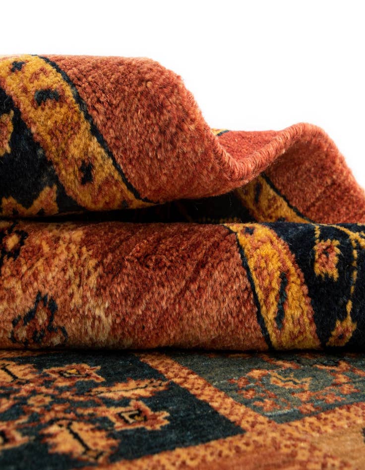 Detail image of  3' x 10' 2 Luribaft Wool Runner Rug