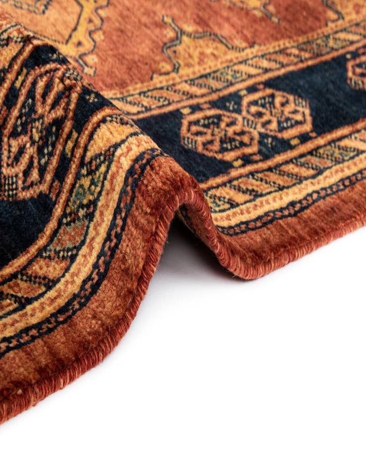 Detail image of  2' 7 x 9' 11 Luribaft Wool Runner Rug
