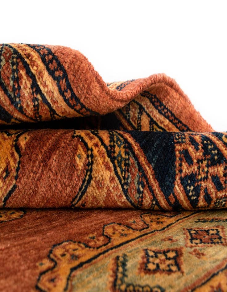 Detail image of  2' 7 x 9' 11 Luribaft Wool Runner Rug