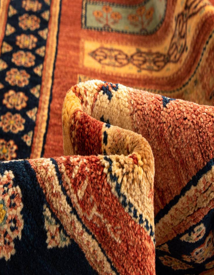 Detail image of  2' 8 x 9' 7 Luribaft Wool Runner Rug