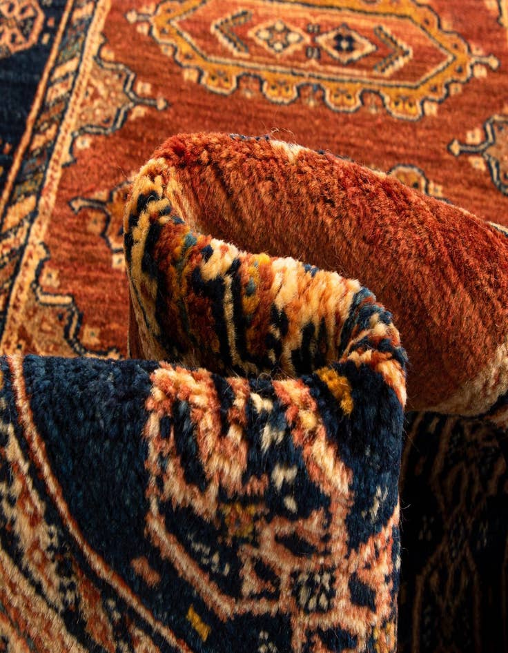 Detail image of  2' 8 x 9' 1 Luribaft Wool Runner Rug
