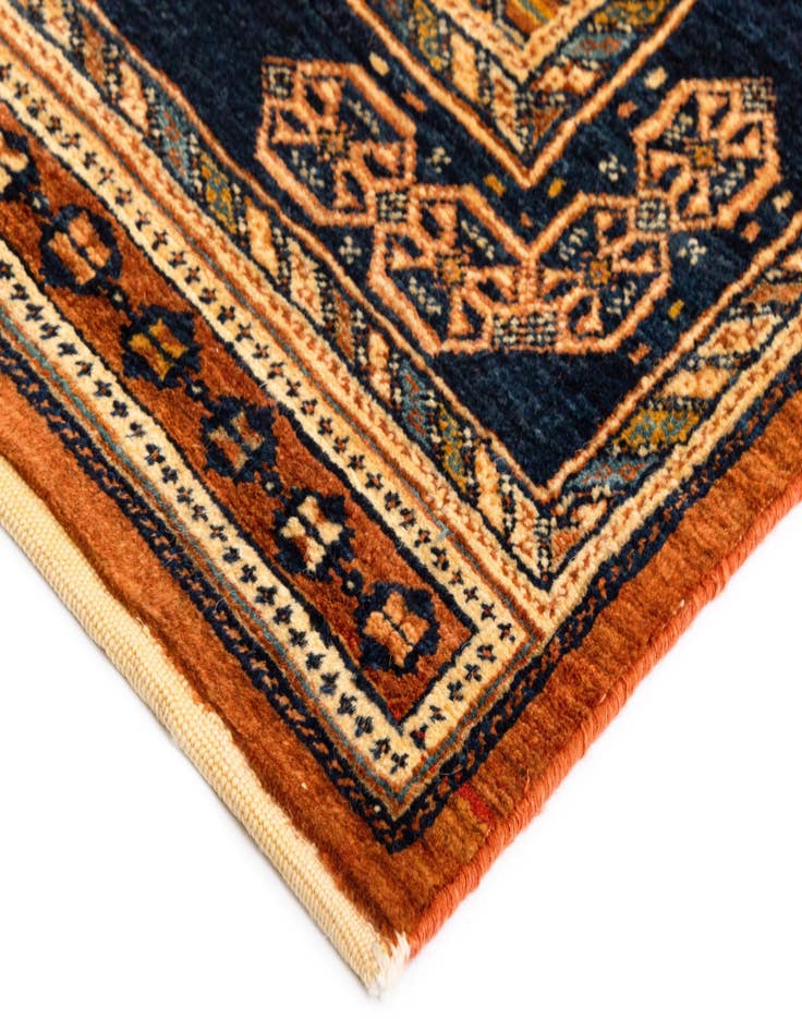 Detail image of  2' 8 x 9' 1 Luribaft Wool Runner Rug