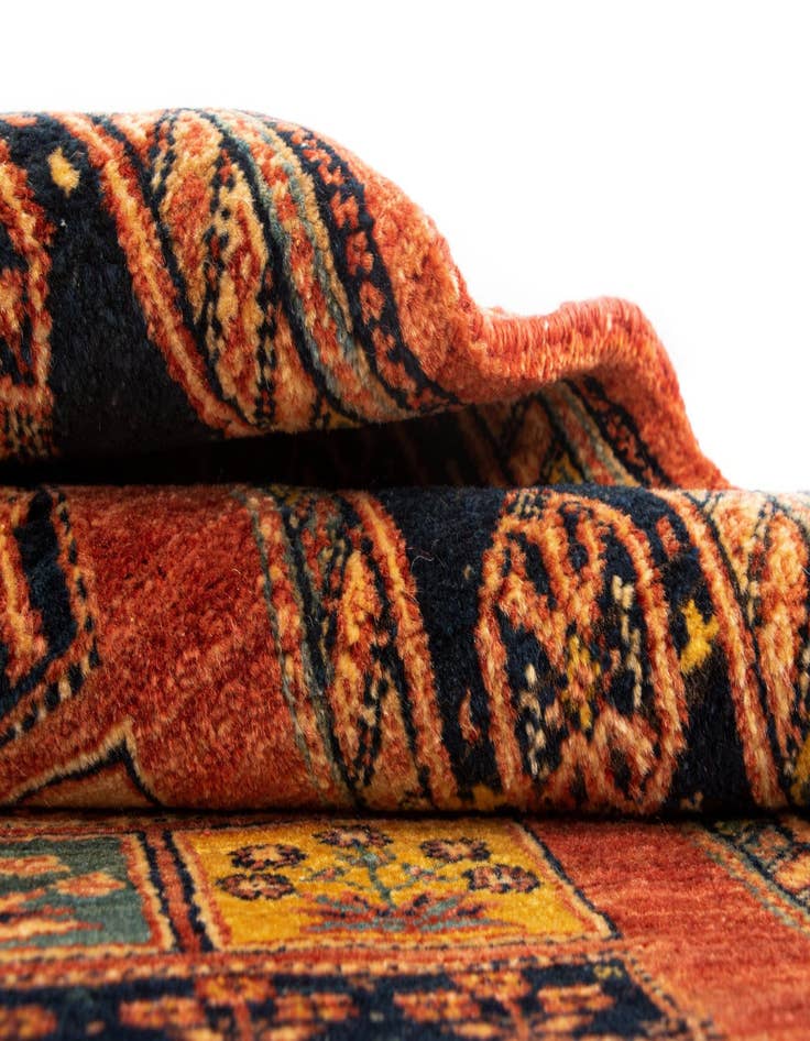 Detail image of  2' 8 x 9' 5 Luribaft Wool Runner Rug