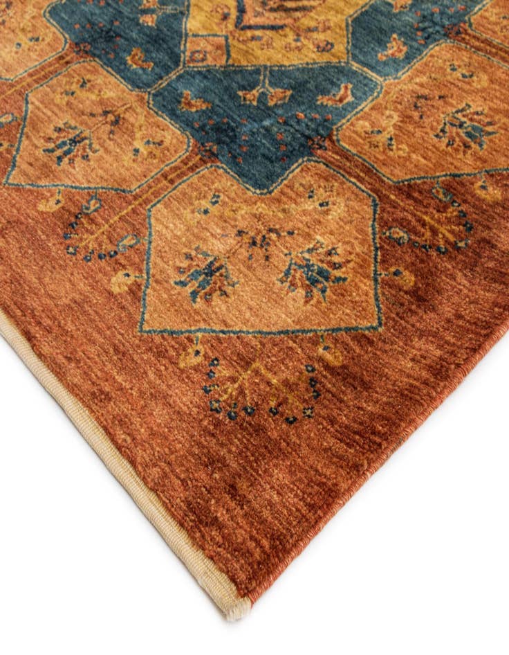 Detail image of  3' x 11' 2 Luribaft Wool Runner Rug