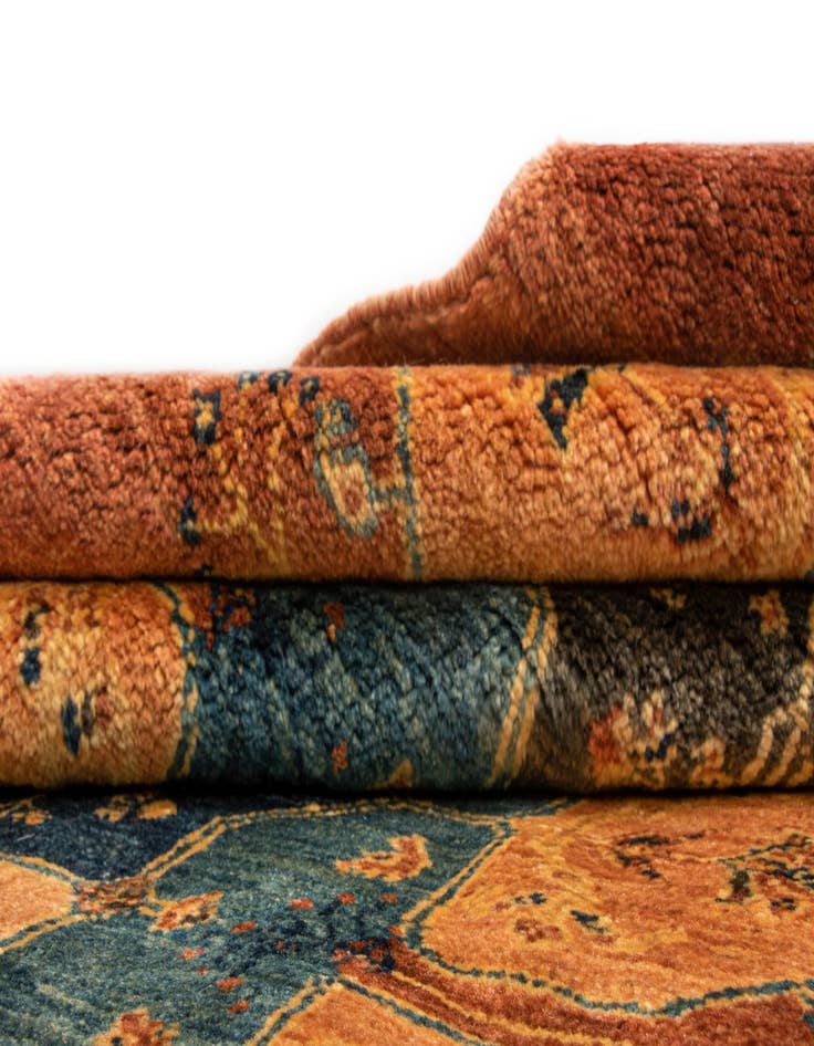 Detail image of  3' x 11' 2 Luribaft Wool Runner Rug