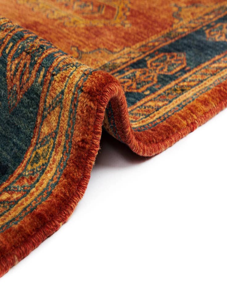 Detail image of  2' 10 x 13' 8 Luribaft Wool Runner Rug