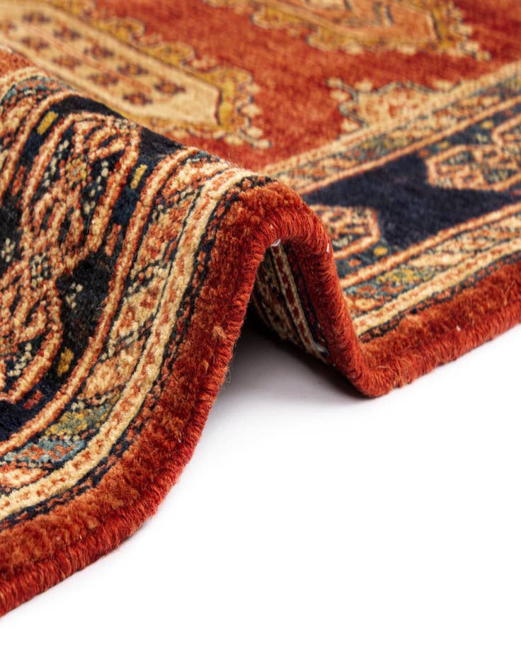 Detail image of  2' 11 x 9' 9 Luribaft Wool Runner Rug