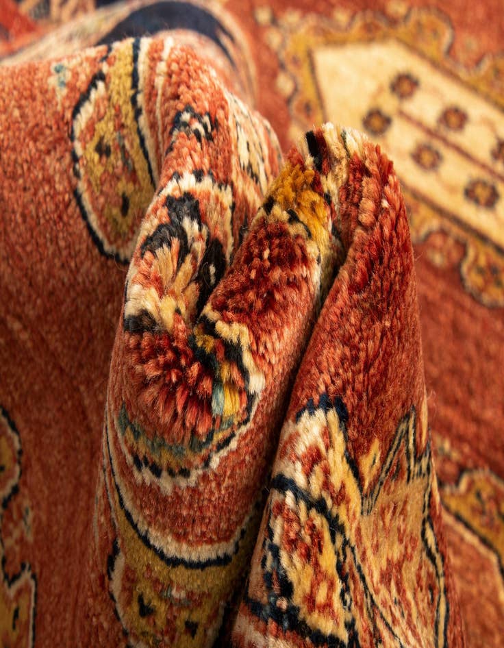 Detail image of  2' 11 x 9' 9 Luribaft Wool Runner Rug