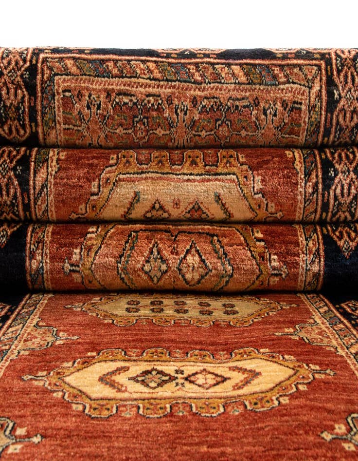 Detail image of  2' 11 x 9' 9 Luribaft Wool Runner Rug