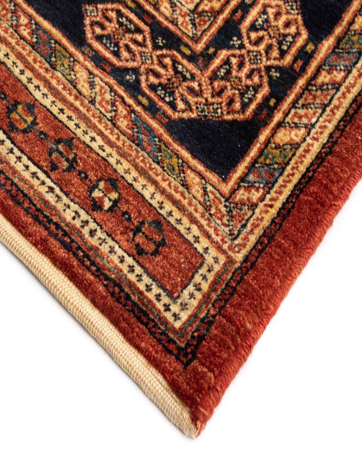 Detail image of  2' 11 x 9' 9 Luribaft Wool Runner Rug