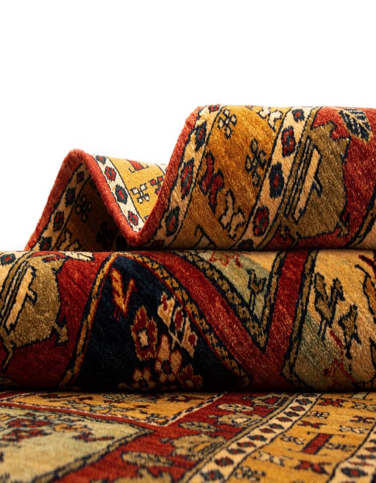 Detail image of  2' 8 x 9' 11 Luribaft Wool Runner Rug