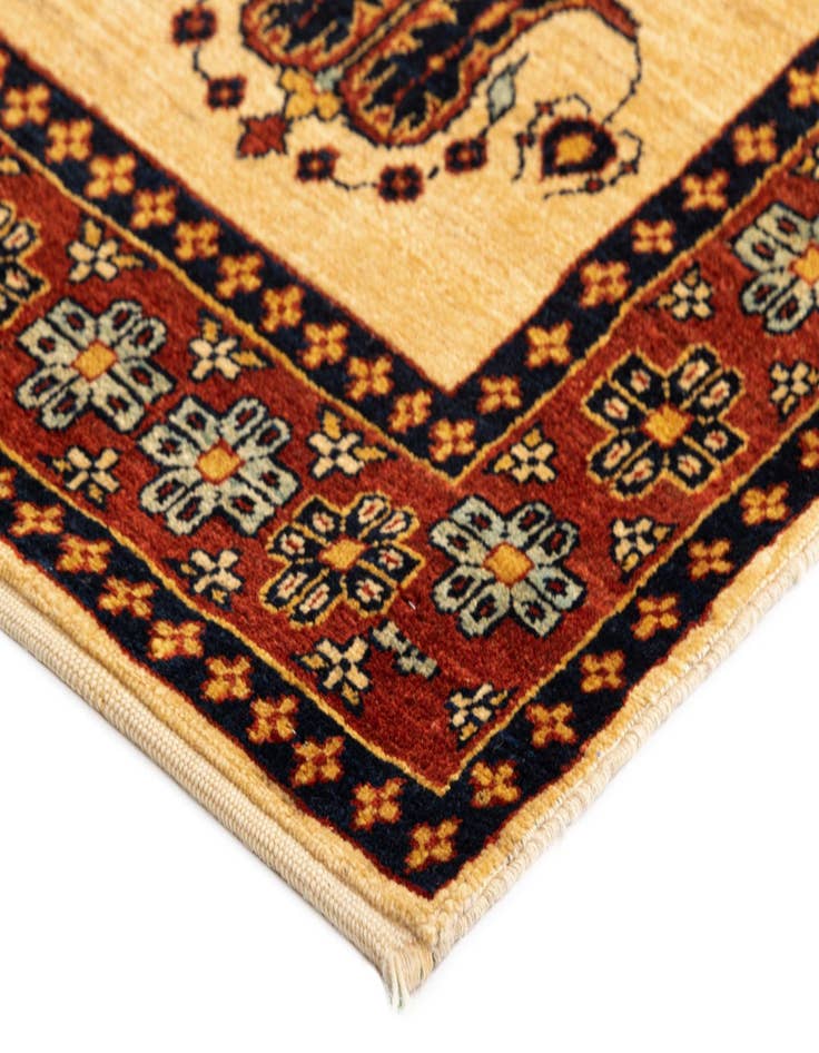 Detail image of  3' x 9' 7 Luribaft Wool Runner Rug