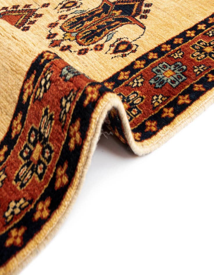 Detail image of  3' x 9' 7 Luribaft Wool Runner Rug