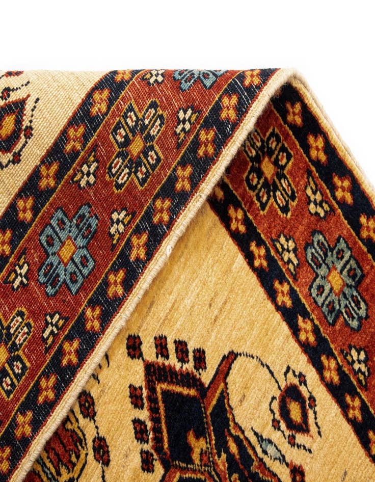 Detail image of  3' x 9' 7 Luribaft Wool Runner Rug