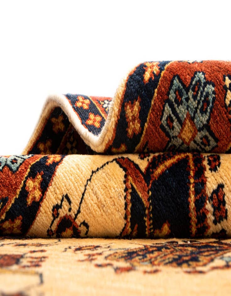 Detail image of  3' x 9' 7 Luribaft Wool Runner Rug