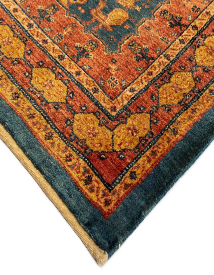 Detail image of  2' 10 x 6' 6 Luribaft Wool Runner Rug