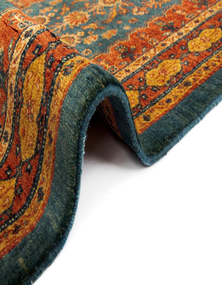 Detail image of  2' 10 x 6' 6 Luribaft Wool Runner Rug