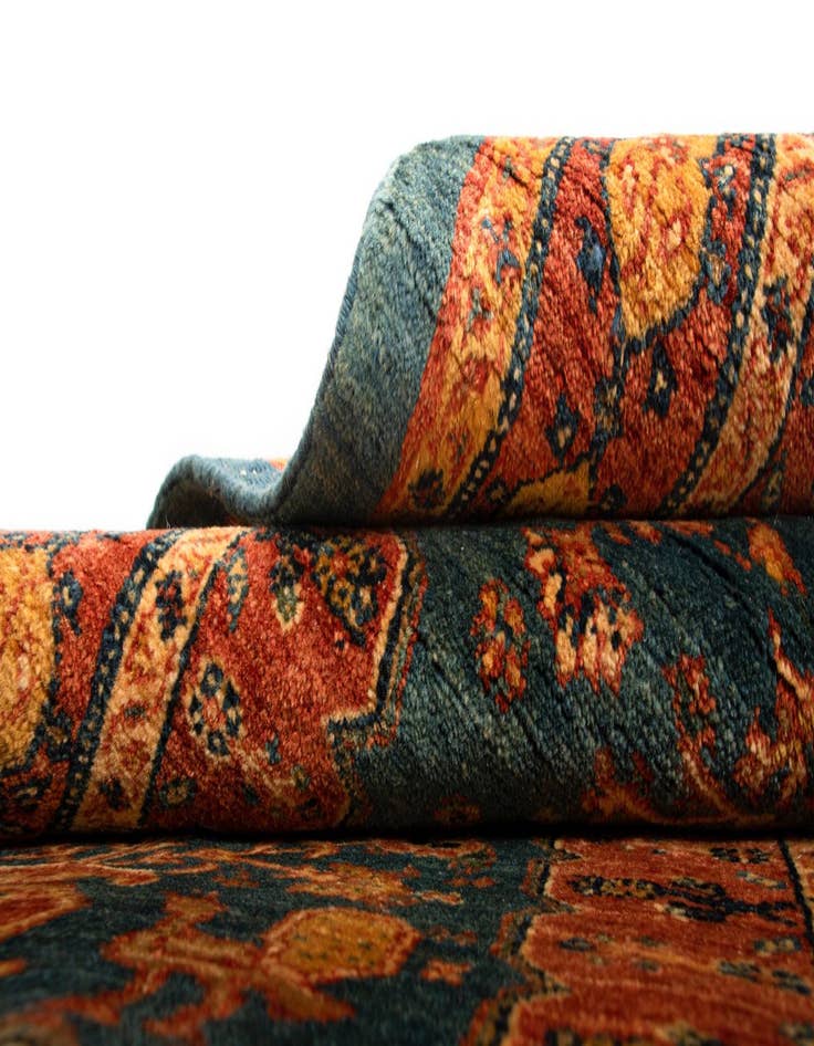 Detail image of  2' 10 x 6' 6 Luribaft Wool Runner Rug