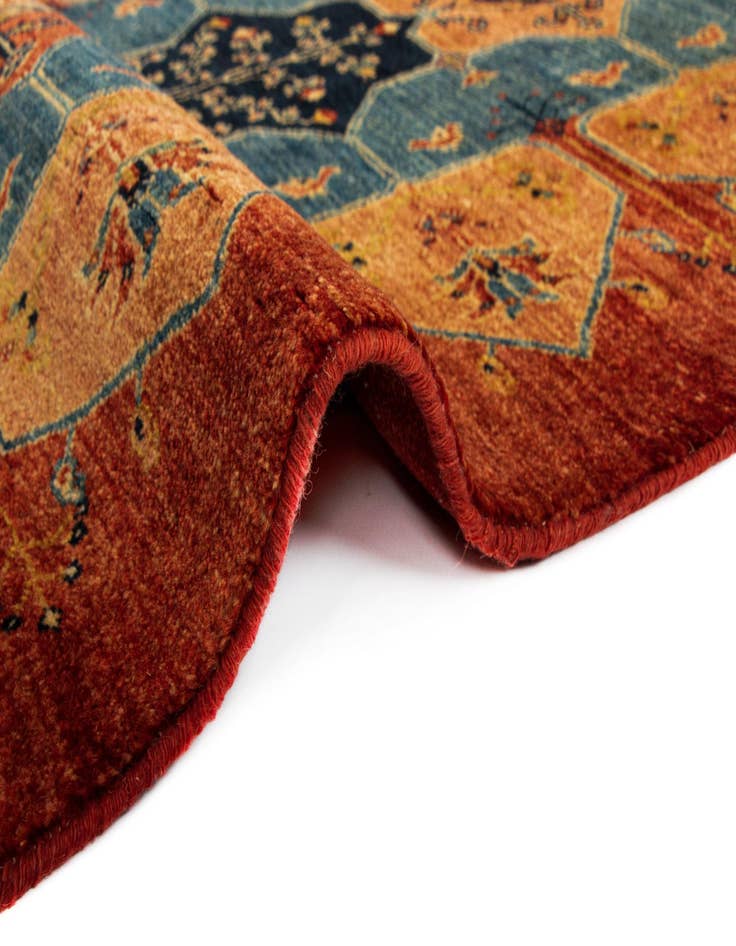 Detail image of  3' x 6' 8 Luribaft Wool Runner Rug