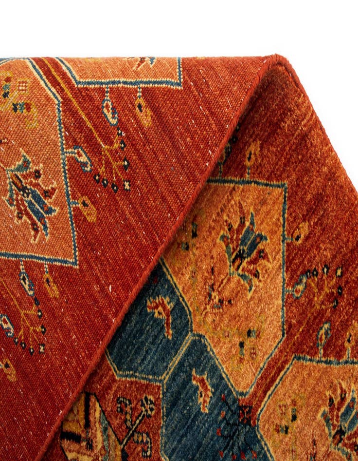 Detail image of  3' x 6' 8 Luribaft Wool Runner Rug