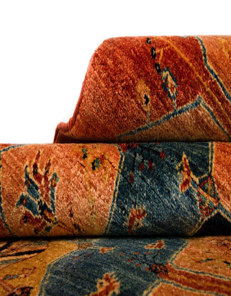 Detail image of  3' x 6' 8 Luribaft Wool Runner Rug