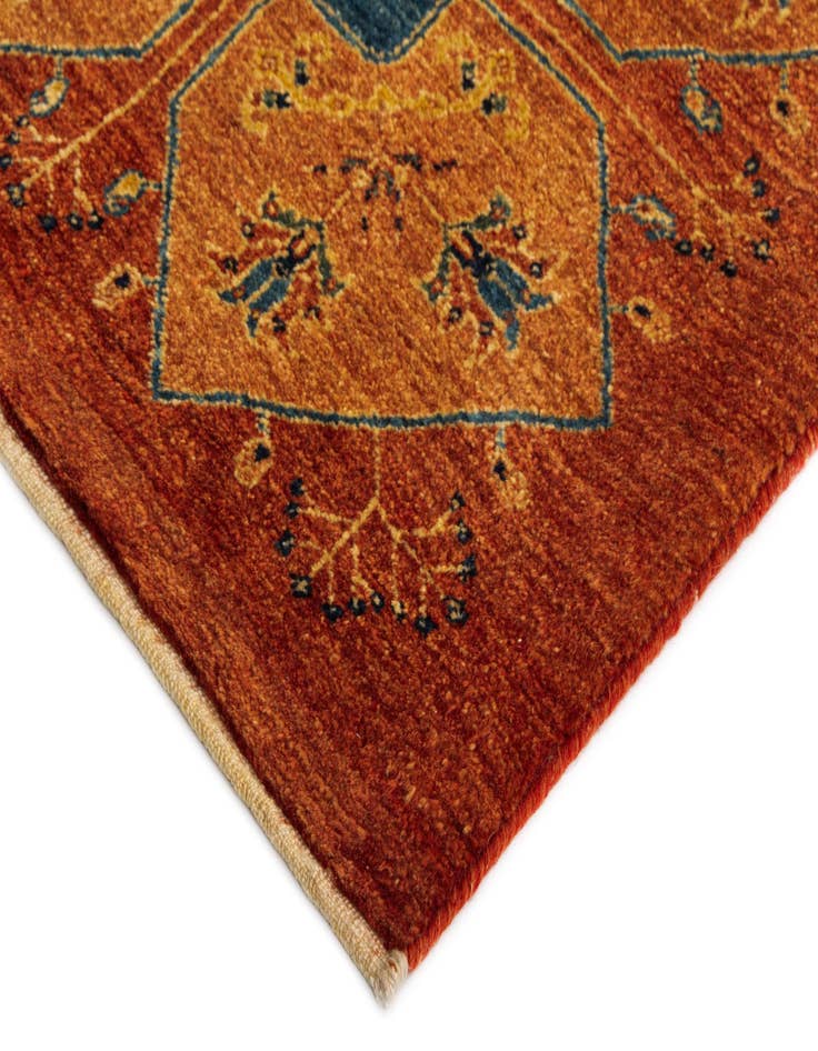 Detail image of  3' x 6' 7 Luribaft Wool Runner Rug