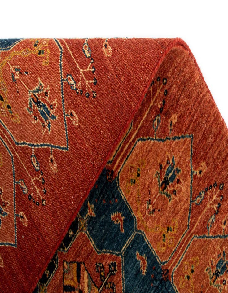 Detail image of  3' x 6' 7 Luribaft Wool Runner Rug