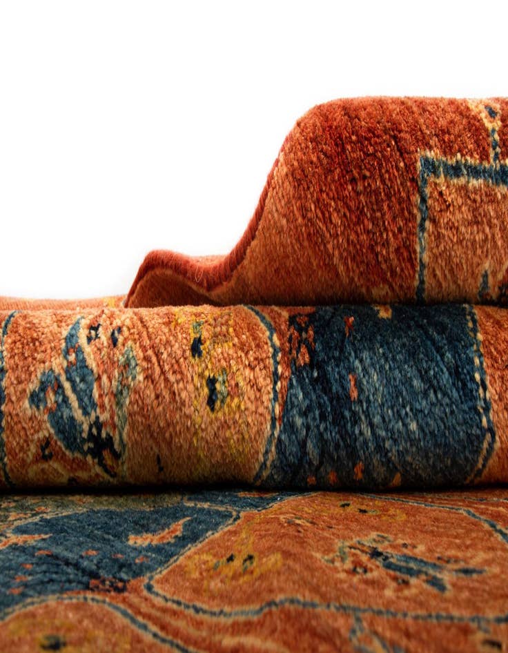 Detail image of  3' x 6' 7 Luribaft Wool Runner Rug