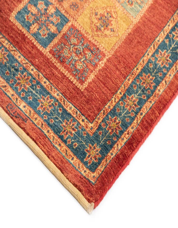 Detail image of  2' 8 x 6' 9 Luribaft Wool Runner Rug