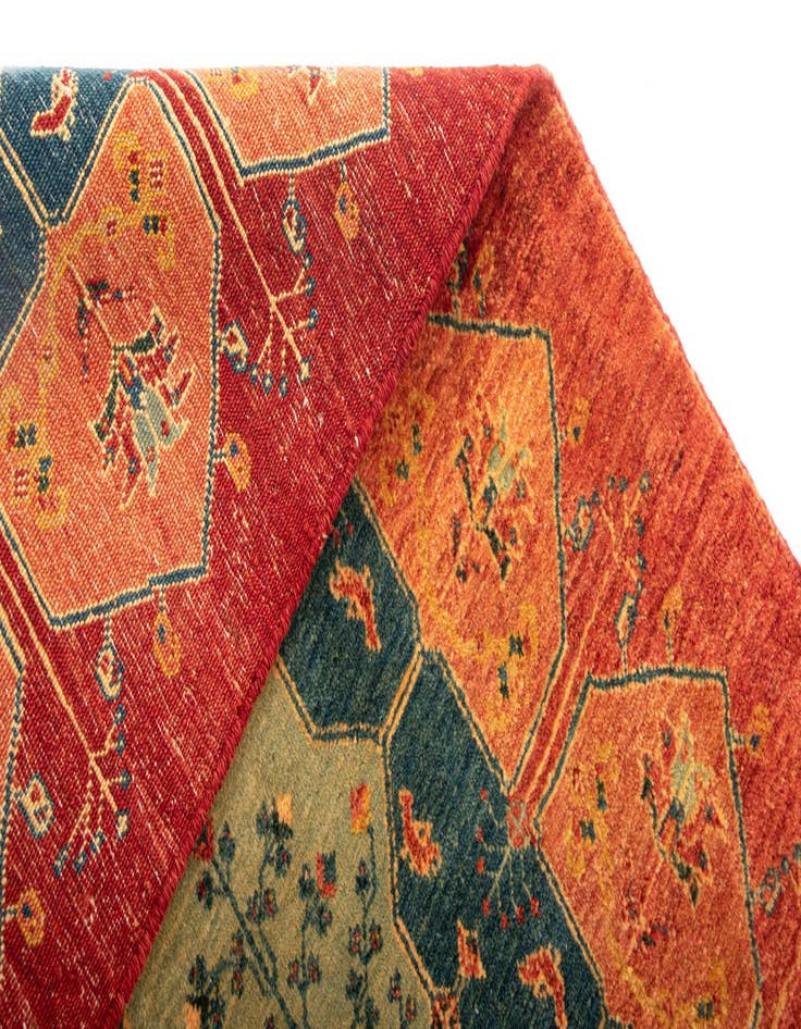 Detail image of  3' 1 x 7' 3 Luribaft Wool Runner Rug