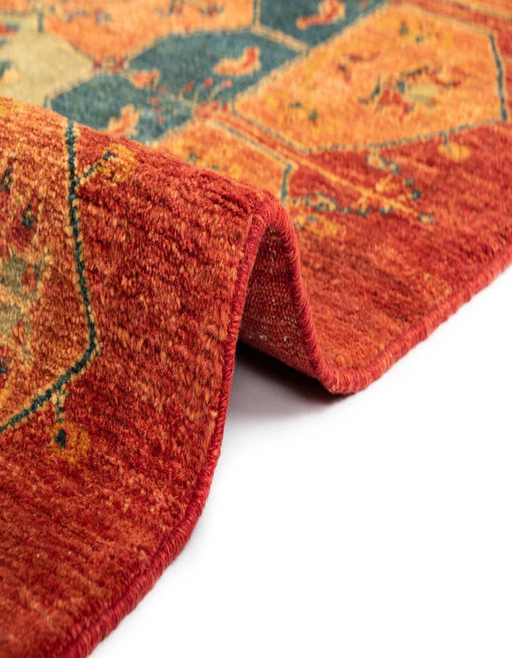 Detail image of  3' 1 x 7' 3 Luribaft Wool Runner Rug