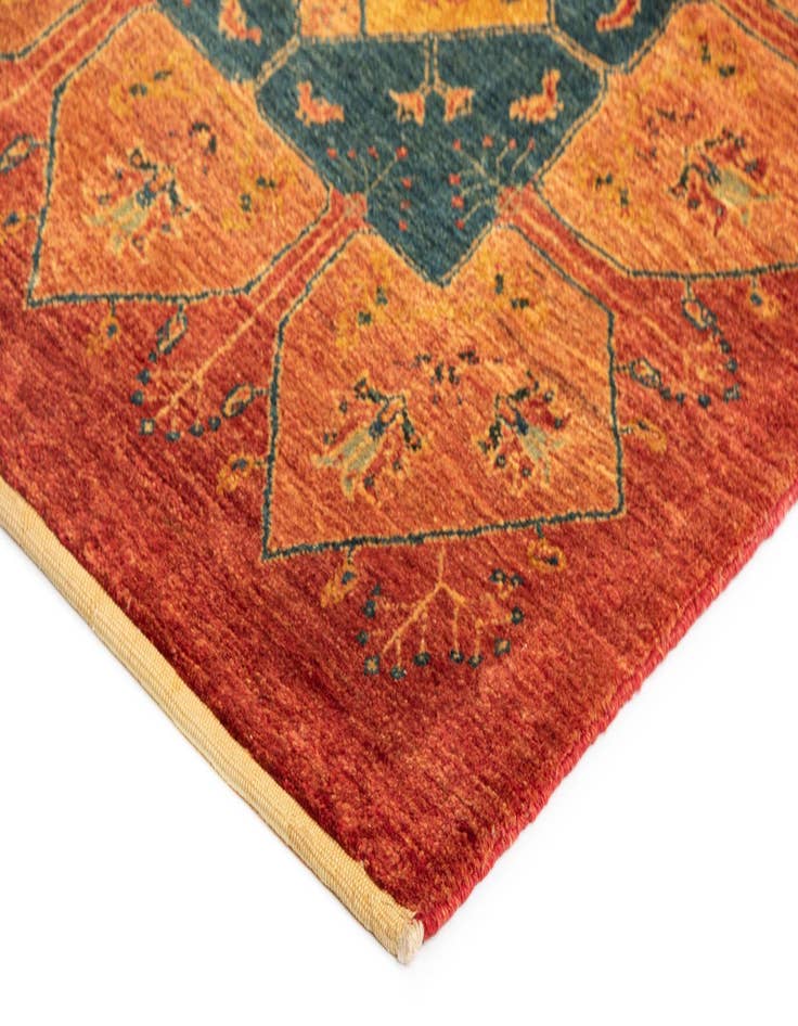 Detail image of  3' 1 x 7' 3 Luribaft Wool Runner Rug
