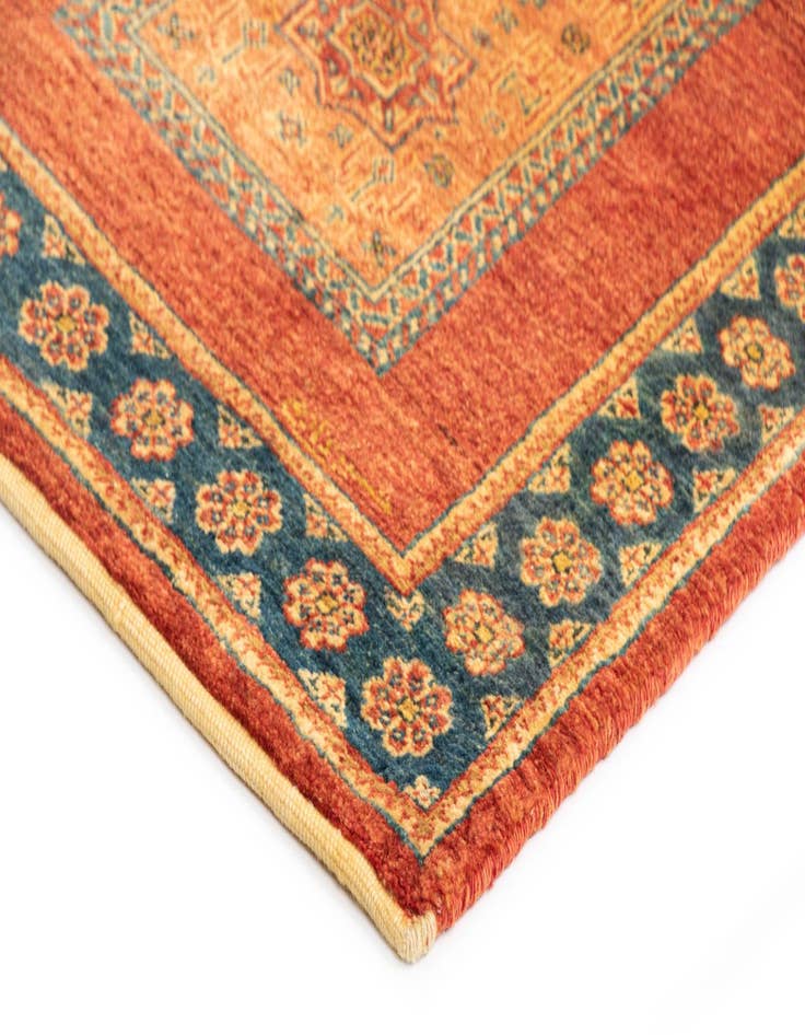 Detail image of  2' 7 x 6' 8 Luribaft Wool Runner Rug