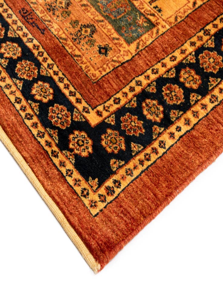 Detail image of  3' x 9' 3 Luribaft Wool Runner Rug