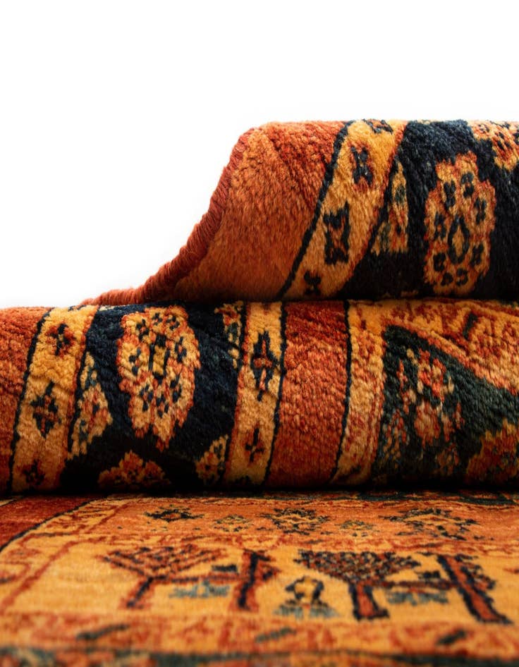 Detail image of  3' x 9' 3 Luribaft Wool Runner Rug