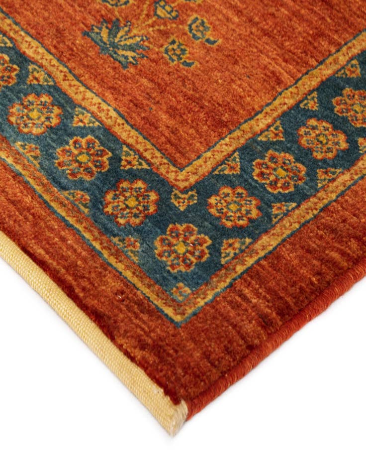 Detail image of  2' 8 x 9' 9 Luribaft Wool Runner Rug