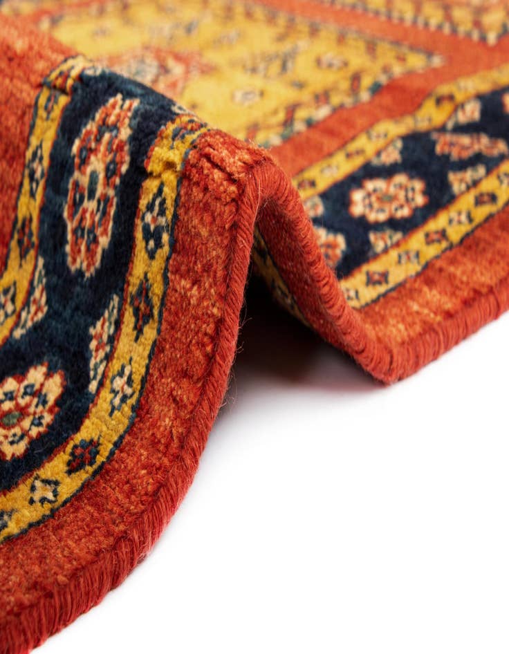 Detail image of  2' 7 x 9' 9 Luribaft Wool Runner Rug