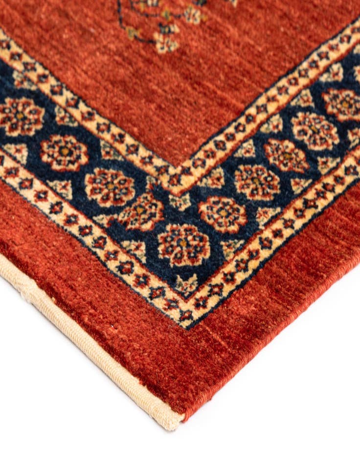 Detail image of  2' 8 x 9' Luribaft Wool Runner Rug