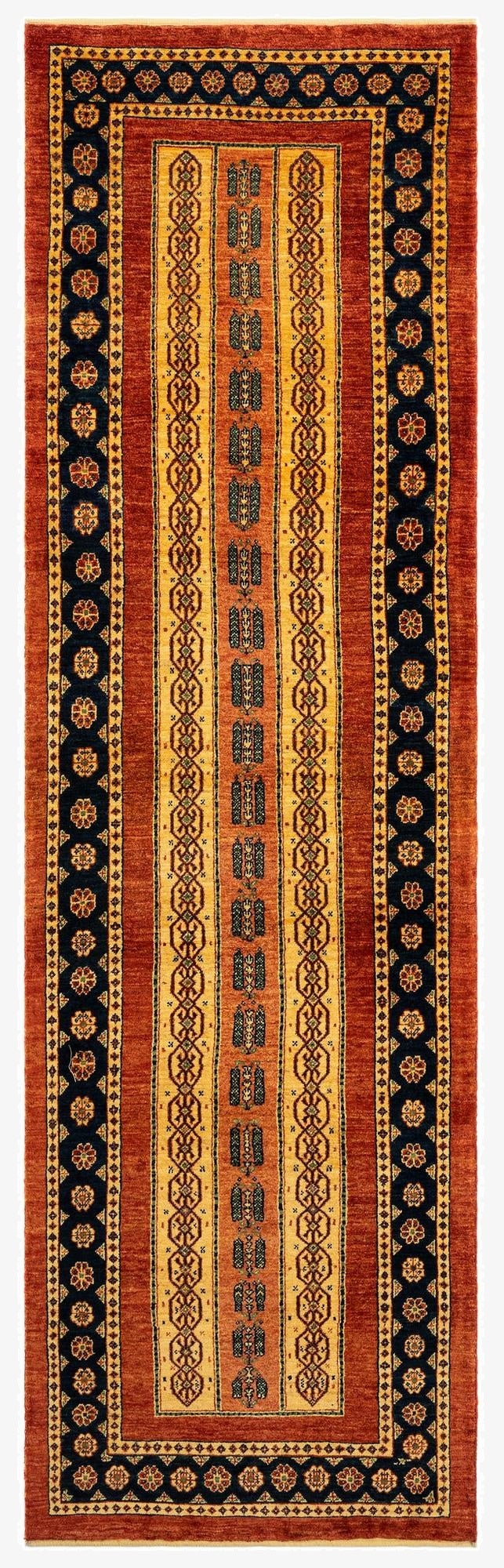  2' 9 x 9' 3 Luribaft Wool Runner Rug