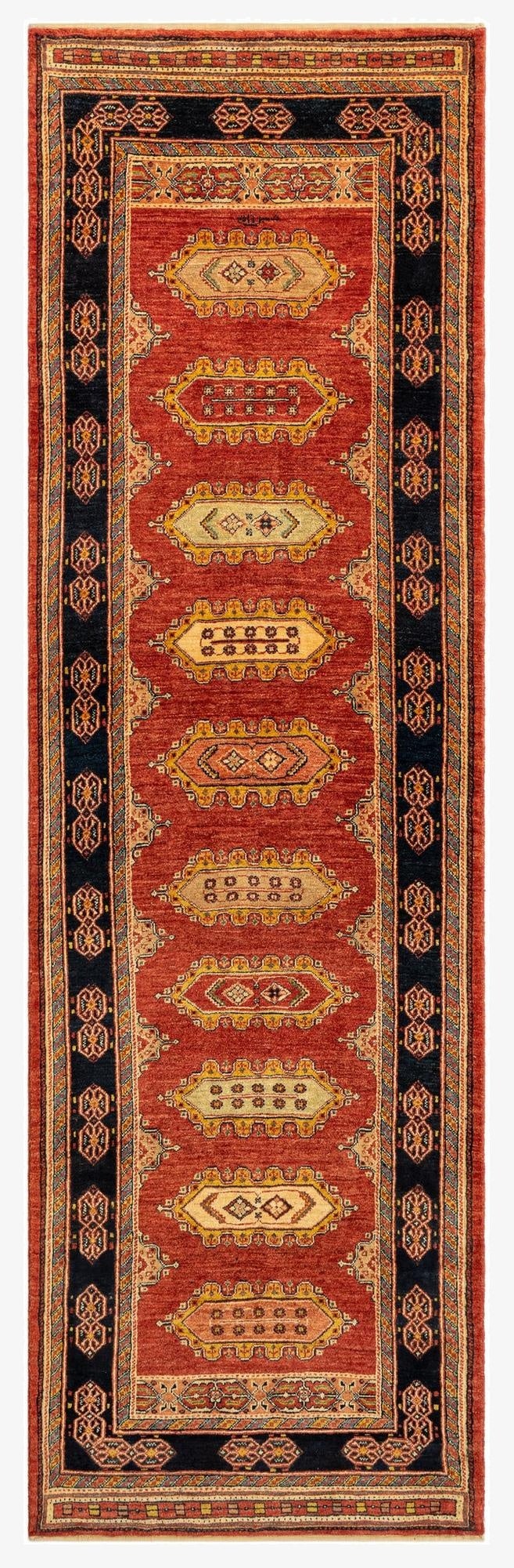  2' 11 x 9' 11 Luribaft Wool Runner Rug