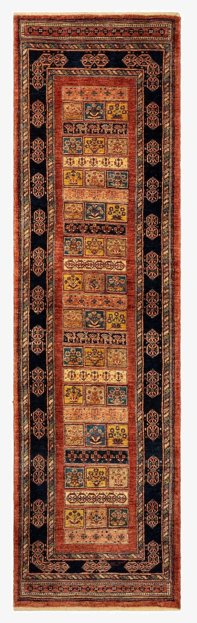  2' 8 x 9' 5 Luribaft Wool Runner Rug