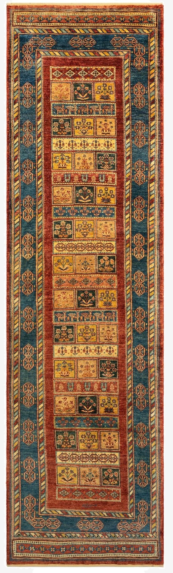  2' 9 x 9' 11 Luribaft Wool Runner Rug
