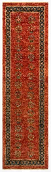  2' 8 x 9' 9 Luribaft Wool Runner Rug