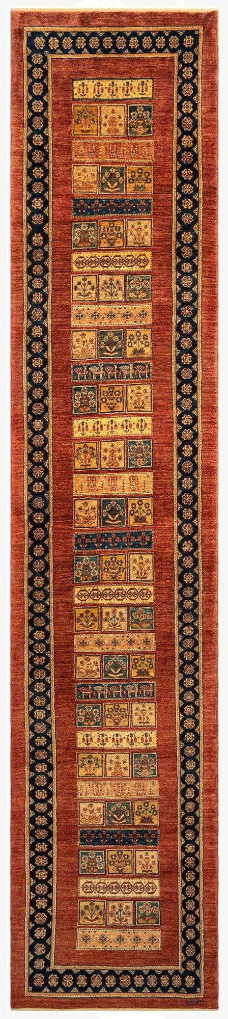  2' 8 x 13' 2 Luribaft Wool Runner Rug