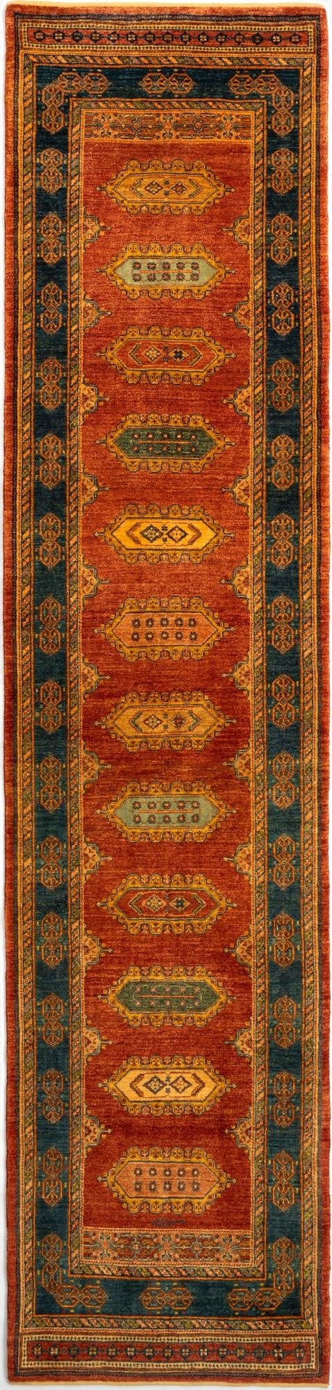  2' 10 x 12' 8 Luribaft Wool Runner Rug