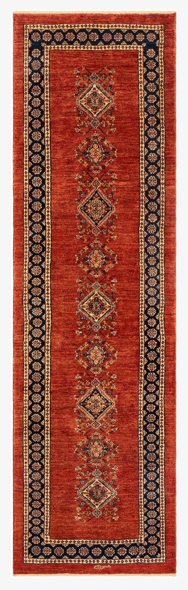  2' 8 x 9' Luribaft Wool Runner Rug