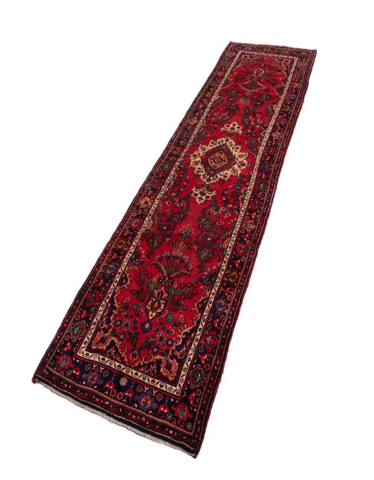 Detail image of  3' 8 x 12' 3 Mahal Wool Runner Rug