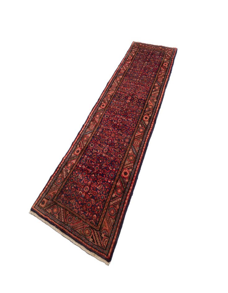 Detail image of  3' 6 x 12' 4 Mahal Wool Runner Rug