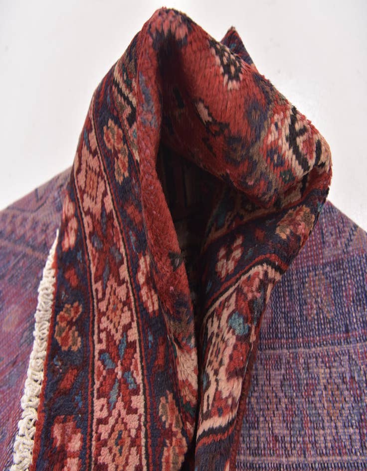 Detail image of  5' x 9' 10  Hand Knotted Mahal Persian Wool Runner Rug