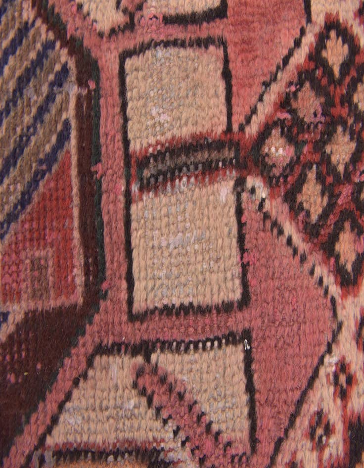 Detail image of  5' x 9' 10  Hand Knotted Mahal Persian Wool Runner Rug